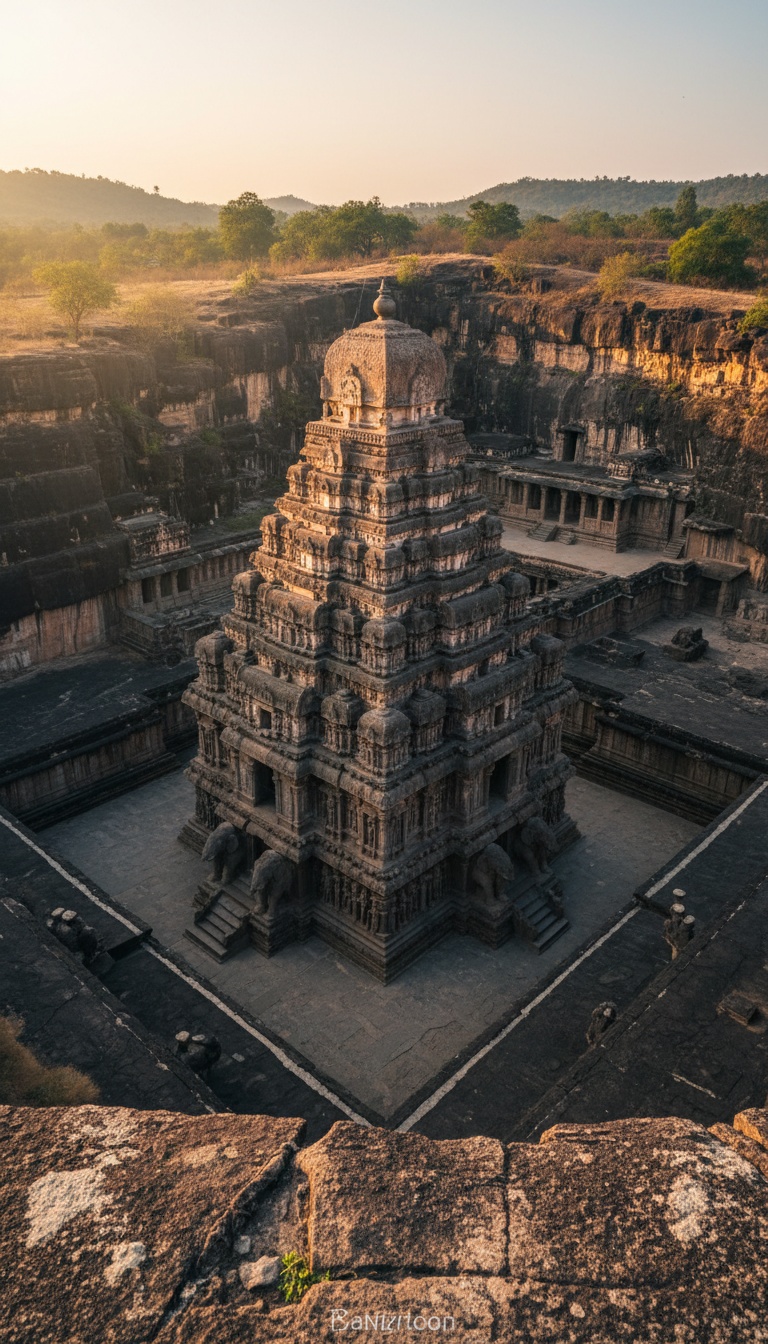 Kailasa Temple: A Mountain Was Deleted Around It