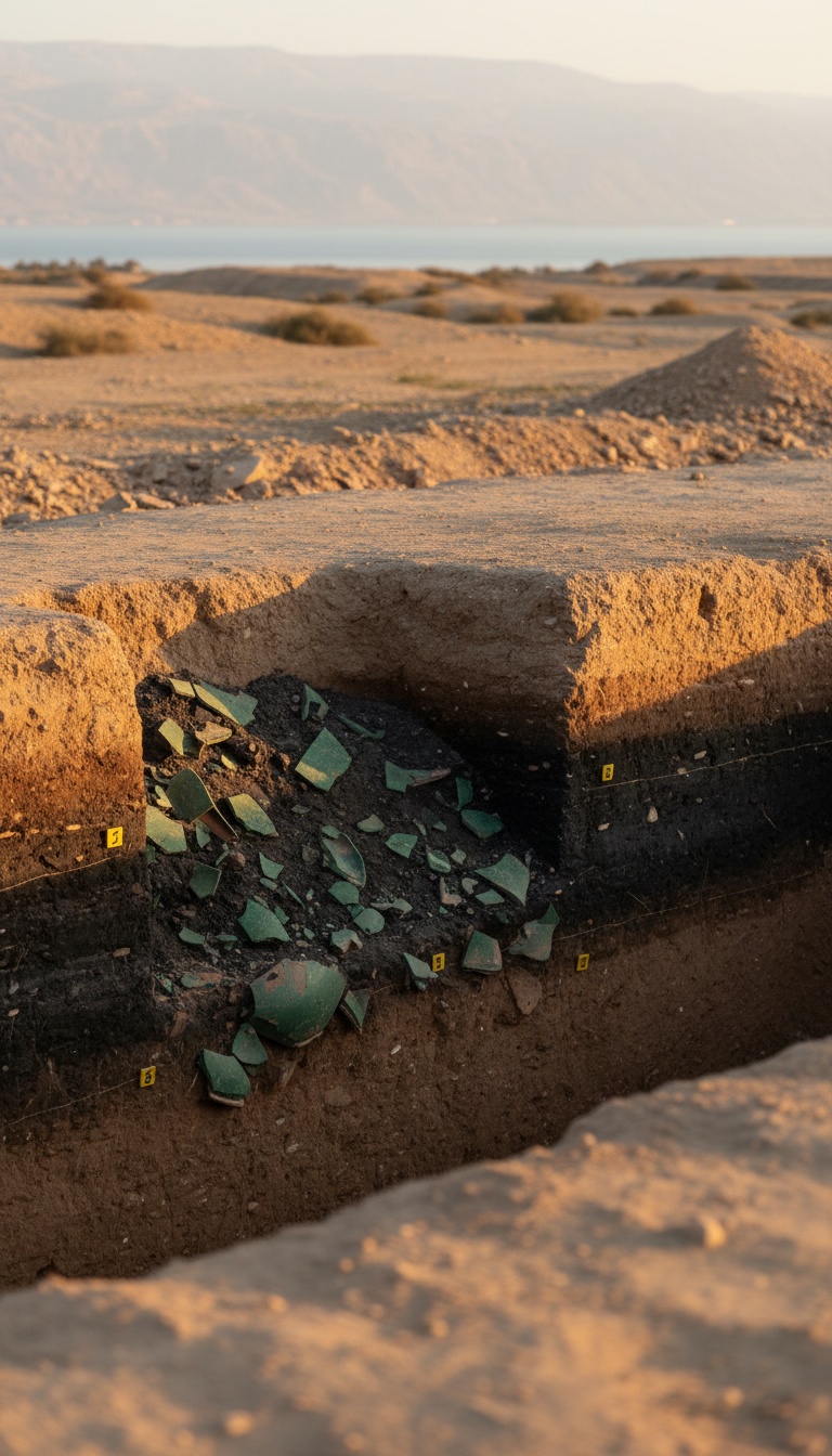 A Bronze Age City Turned to Glass Where Genesis Places Sodom